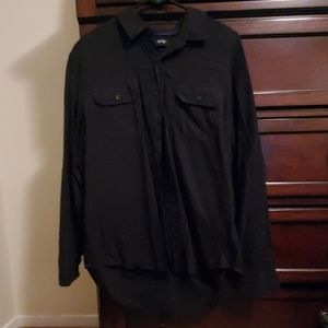 Black long sleeve dress shirt